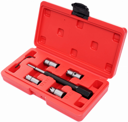 Trusa freze pentru injectoare 6piese curatat reconditionat orificiu scaun (KD10056) [3]