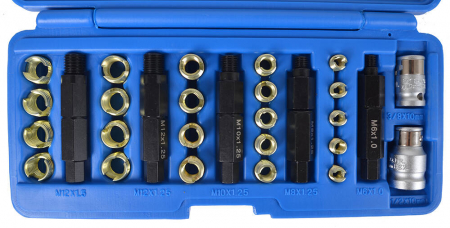 Trusa kit reparatie filet bujie M6-M12 29piese (BP-2128) [3]