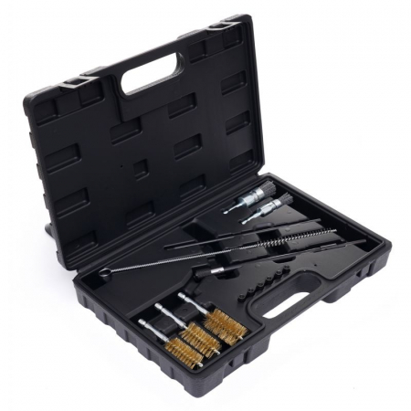 Extras injector supape - Trusa perii curatare canale injectoare bujii 14 piese (KD10048)