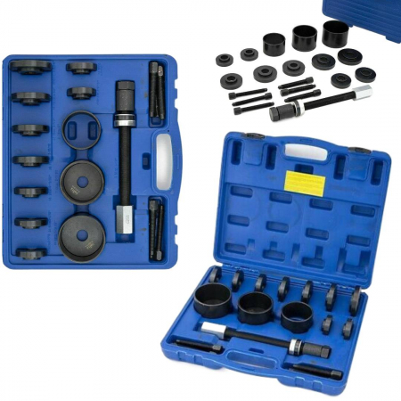 Extras rulmenti/bucse/articulatii/butuci - Trusa presa 19 piese 55-91mm demontat rulmenti bucsi roata fata (S-25UFH)