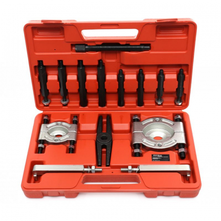 Extras rulmenti/bucse/articulatii/butuci - Trusa presa extractor rulmenti cu flanse 30-75mm 14piese (KD10169)
