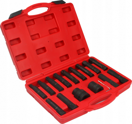 Trusa profesionala chei impact camion 16piese CR-Mo torx hex E-torx (M58265) [7]