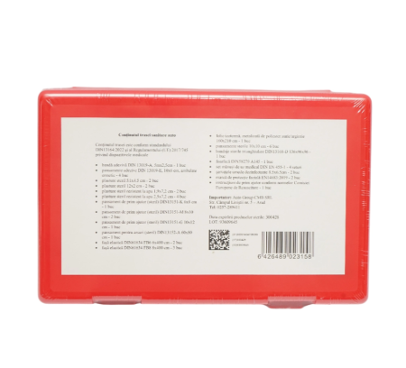 Trusa sanitara auto de prim ajutor (Data expirarii produselor sterile 28 aprilie 2030) 20077 (BK20077) [1]