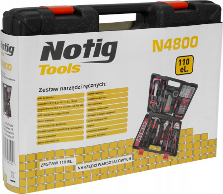 Trusa scule 110piese instalator (N4800) [3]