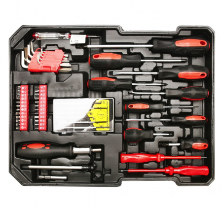 Trusa scule 187 piese tip valiza geamantan troler DISFP10 (BK92504) [6]