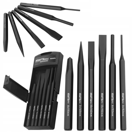 Produse noi (necategorizate) - Trusa set 6 dornuri si dalti din otel calit Cr-V (KD3576)