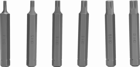 Trusa Set bit spline stelate M4-M18 22 piese scurte lungi (KD10539) [8]