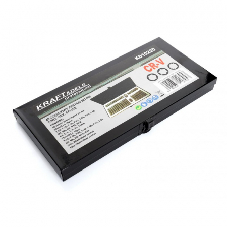 Trusa Set bit torx hex spline 40 piese scurte, lungi (KD10220) [6]