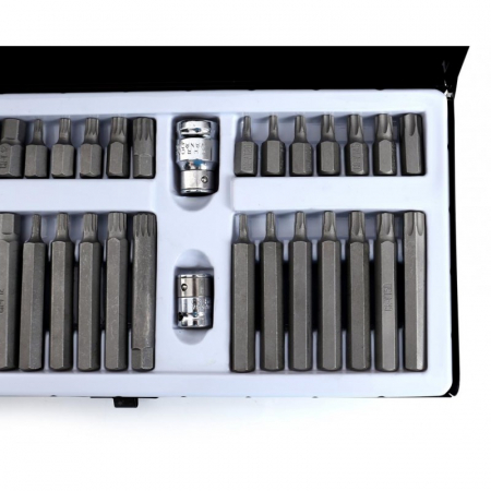 Trusa Set bit torx hex spline 40 piese scurte, lungi (KD10220) [1]