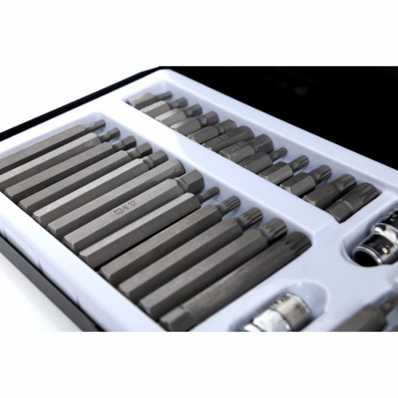 Trusa Set bit torx hex spline 40 piese scurte, lungi (KD10220) [5]