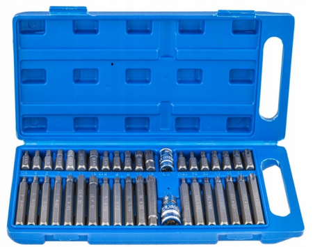 Biti hex/torx/spline - Trusa Set bit torx hex spline 40 piese scurte, lungi (VRF08070)