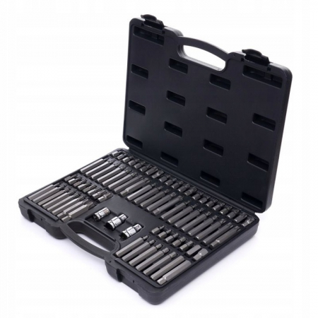 Biti hex/torx/spline - Trusa Set bit torx hex spline 75 piese scurte, lungi (KD10954)