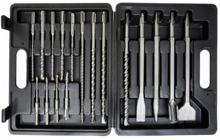 Trusa set burghiu burghie si dalta dalti SDS Plus 17piese (V05085) [5]
