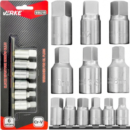 Chei auto speciale - Trusa set chei buson baie de ulei 6 piese (V86219)