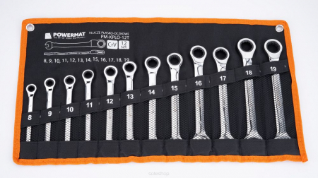 Trusa set chei combinate cu clichet 8-19mm 12piese (PM-KPLO-12T) [9]