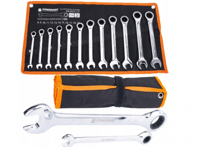 Trusa set chei combinate cu clichet 8-19mm 12piese (PM-KPLO-12T) [3]