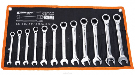 Trusa set chei combinate cu clichet 8-19mm 12piese (PM-KPLO-12T) [7]