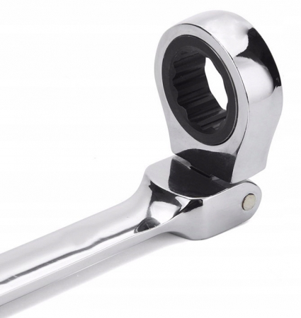 Trusa set chei combinate cu clichet articulate 8-19mm 12piese, cap flexibil (V35403) [9]