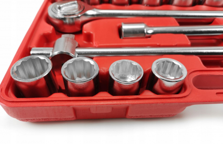 Trusa set chei tubulare 21 piese 3-4 19-50mm marimi mari 12colturi bihexagonale (M58253) [8]