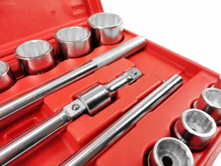 Trusa set chei tubulare 21 piese 3-4 19-50mm marimi mari 12colturi bihexagonale (M58253) [2]