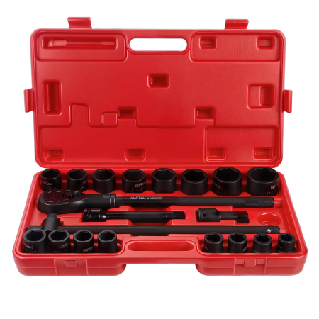 Trusa set chei tubulare 21 piese 3/4" 19-50mm marimi mari 6colturi hexagonale (KD11868) [1]