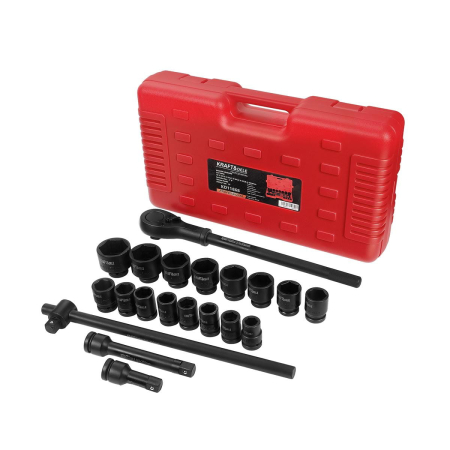 Produse noi (necategorizate) - Trusa set chei tubulare 21 piese 3/4" 19-50mm marimi mari 6colturi hexagonale (KD11868)