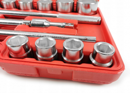 Trusa set chei tubulare 21 piese 3-4 19-50mm marimi mari 6colturi hexagonale (M58252) [7]