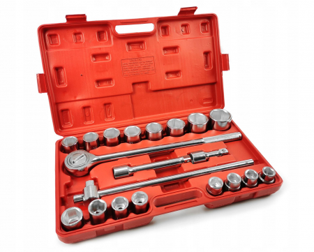 Trusa set chei tubulare 21 piese 3-4 19-50mm marimi mari 6colturi hexagonale (M58252) [0]