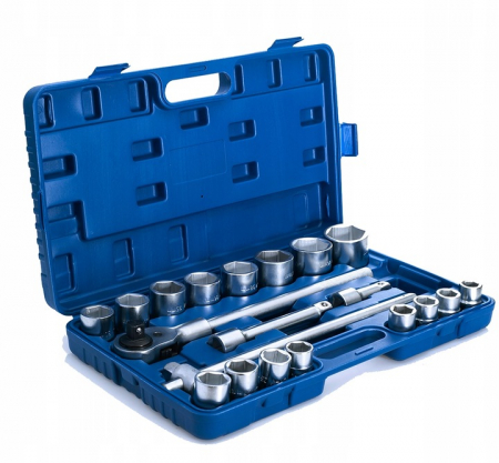 Trusa set chei tubulare 21 piese 3-4 19-50mm marimi mari 6colturi hexagonale (TA205) [2]