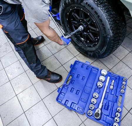 Trusa set chei tubulare 21 piese 3-4 19-50mm marimi mari 6colturi hexagonale (TA205) [1]