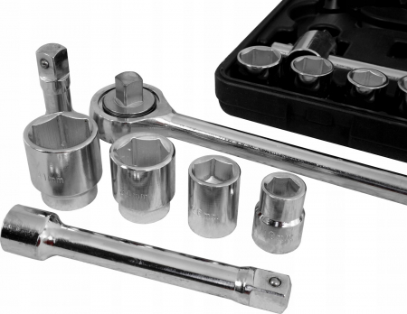 Trusa set chei tubulare 21 piese 3-4 19-50mm marimi mari 6colturi hexagonale (V39075) [1]