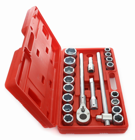 Trusa set chei tubulare hexagon simplu cu antrenor 21 piese 34, 19-50mm (KD304) [6]