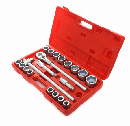 Trusa set chei tubulare hexagon simplu cu antrenor 21 piese 34, 19-50mm (KD304) [5]