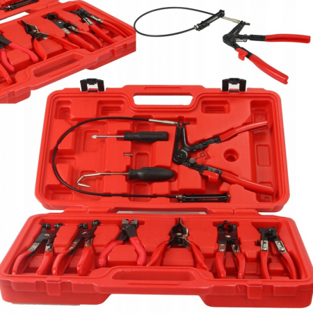 Clesti auto - Trusa set clesti coliere bride 9 piese (M49545)