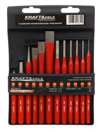 Produse noi (necategorizate) - Trusa set dornuri si dalti din otel calit 11 buc (KD10111)