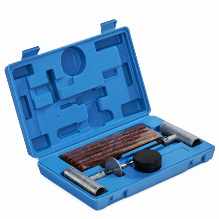 Altele - Trusa set kit reparatie pana anvelope cauciuc cu snur 27 piese (KD10444)