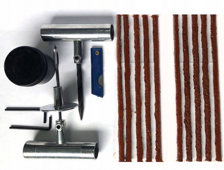 Trusa set kit reparatie pana anvelope cauciuc cu snur 27 piese (TA4132) [4]