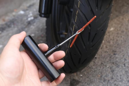 Trusa set kit reparatie pana anvelope cauciuc cu snur 58 piese (KD12506) [16]