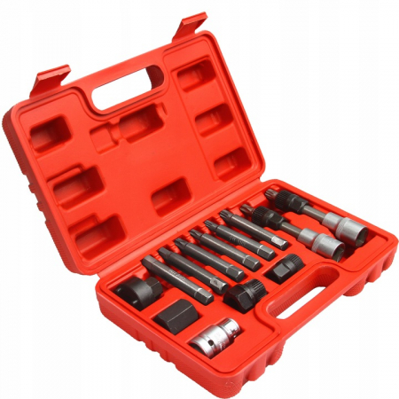 Trusa set montare demontare fulie alternator 13 piese (M57620) [1]