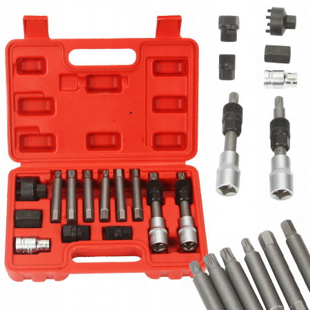 Chei auto speciale - Trusa set montare demontare fulie alternator 13 piese (M57620)