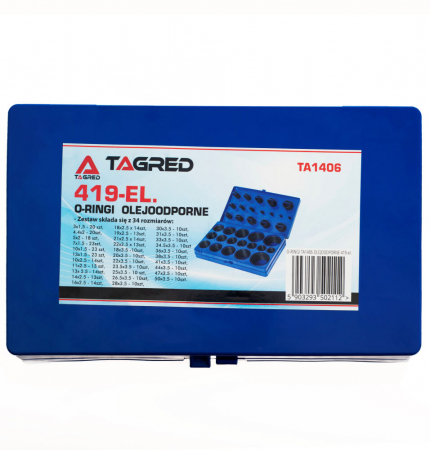 Trusa set oring garnituri inele cauciuc 419 piese (TA1406) [3]