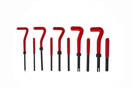 Trusa set reparatie filete stricate deteriorate M5-M12 131 piese cu insertie metalica (KD10590) [5]