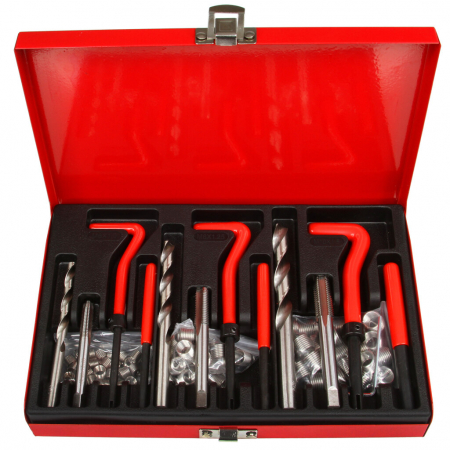 Trusa set reparatie filete stricate deteriorate M6-M10 88 piese cu insertie metalica (M55880) [1]