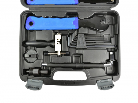 Trusa set reparatie service biciclete cu presa lant imbus cheie bicileta (G03503) [3]