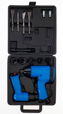 Trusa set scule pneumatice 17 piese aer comprimat pistol ciocan + accesorii (TA810) [5]