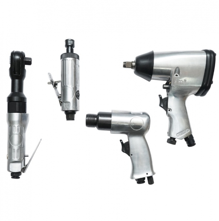 Trusa set scule pneumatice 71 piese aer comprimat, pistol clichet impact polizor drept ciocan DISLN82 (BK78284) [2]