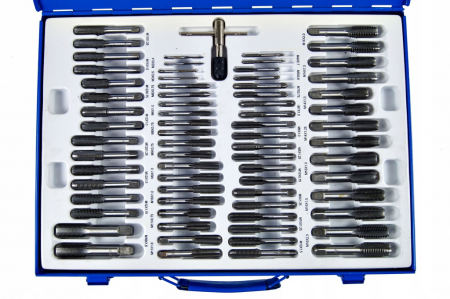 Trusa set tarozi si filiere 110 piese M2 - M14 M16 M18 (37021) [5]