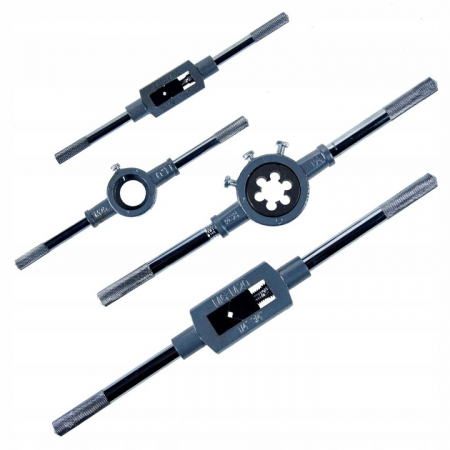 Trusa set tarozi si filiere 110 piese M2 - M14 M16 M18 (37021) [6]