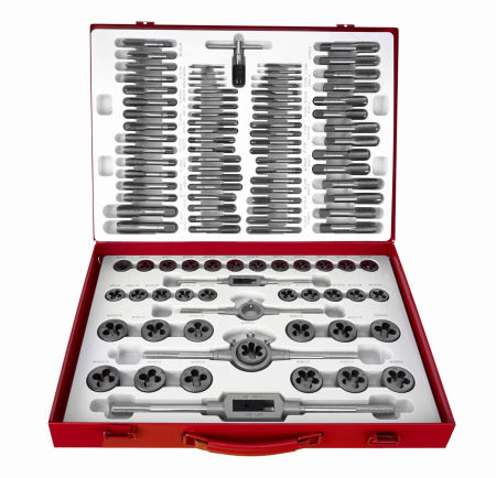 Trusa set tarozi si filiere 110 piese M2 - M14 M16 M18 (KD10250) [3]