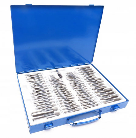 Tarozi si filiere - Trusa set tarozi si filiere 110 piese M2 - M14 M16 M18 (M55875)